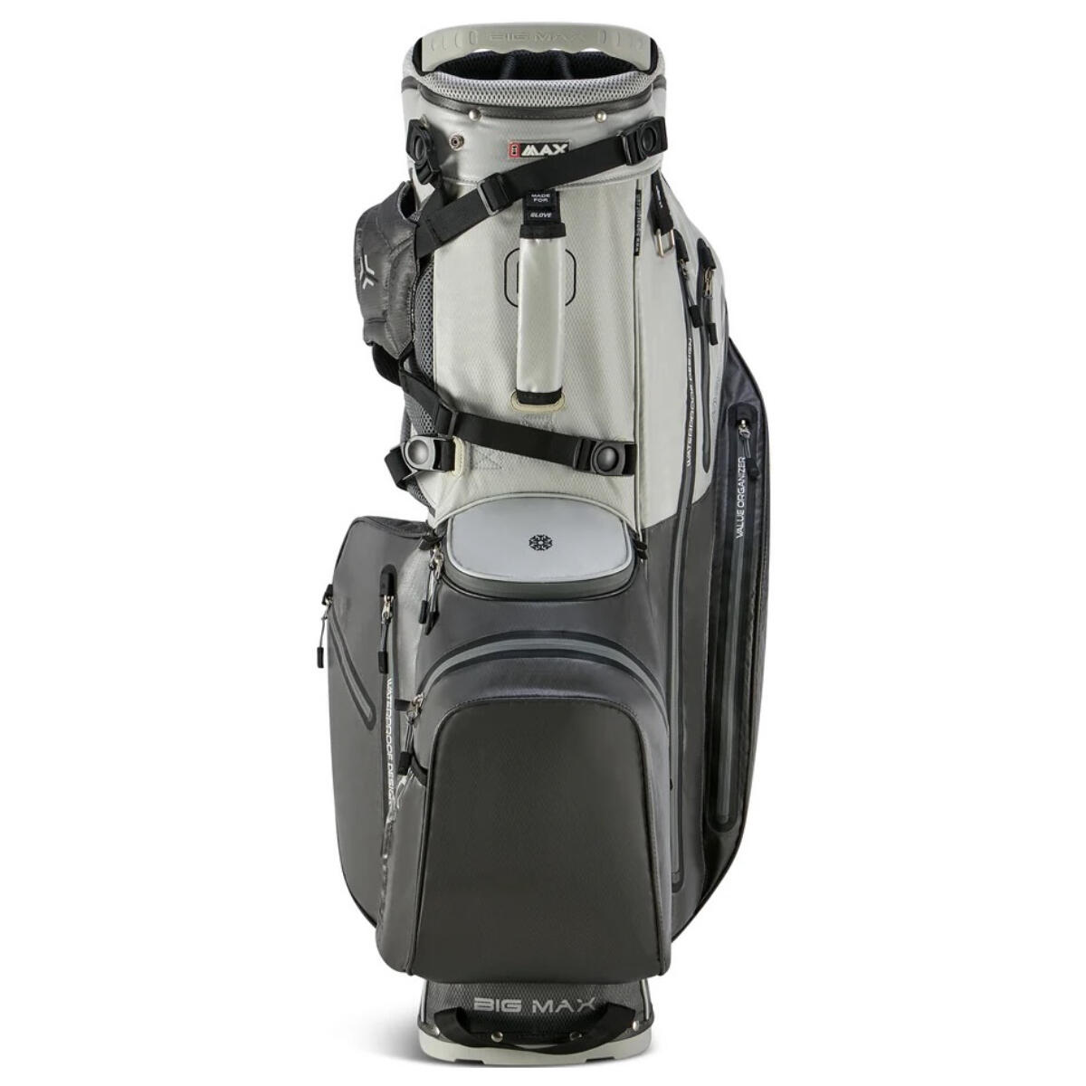Sacca da golf impermeabile Aqua Hybrid 4 - Cartbag - Grigio Nero 5/7