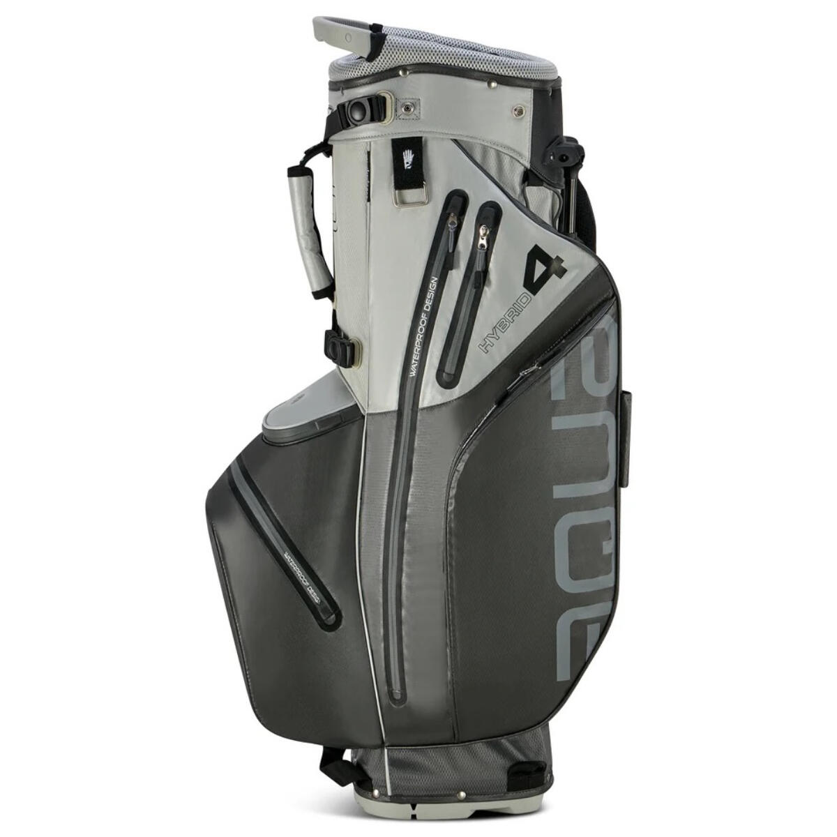 Sacca da golf impermeabile Aqua Hybrid 4 - Cartbag - Grigio Nero 3/7