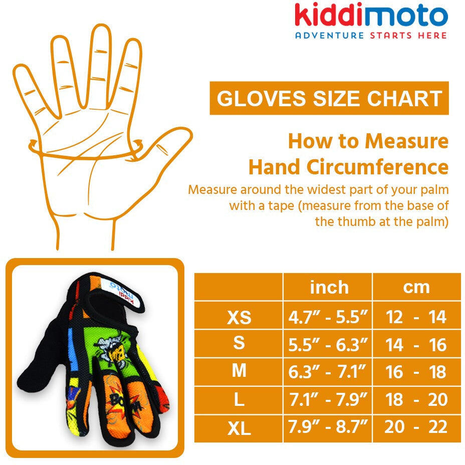 Comic Full Finger Cycling Gloves 6/7