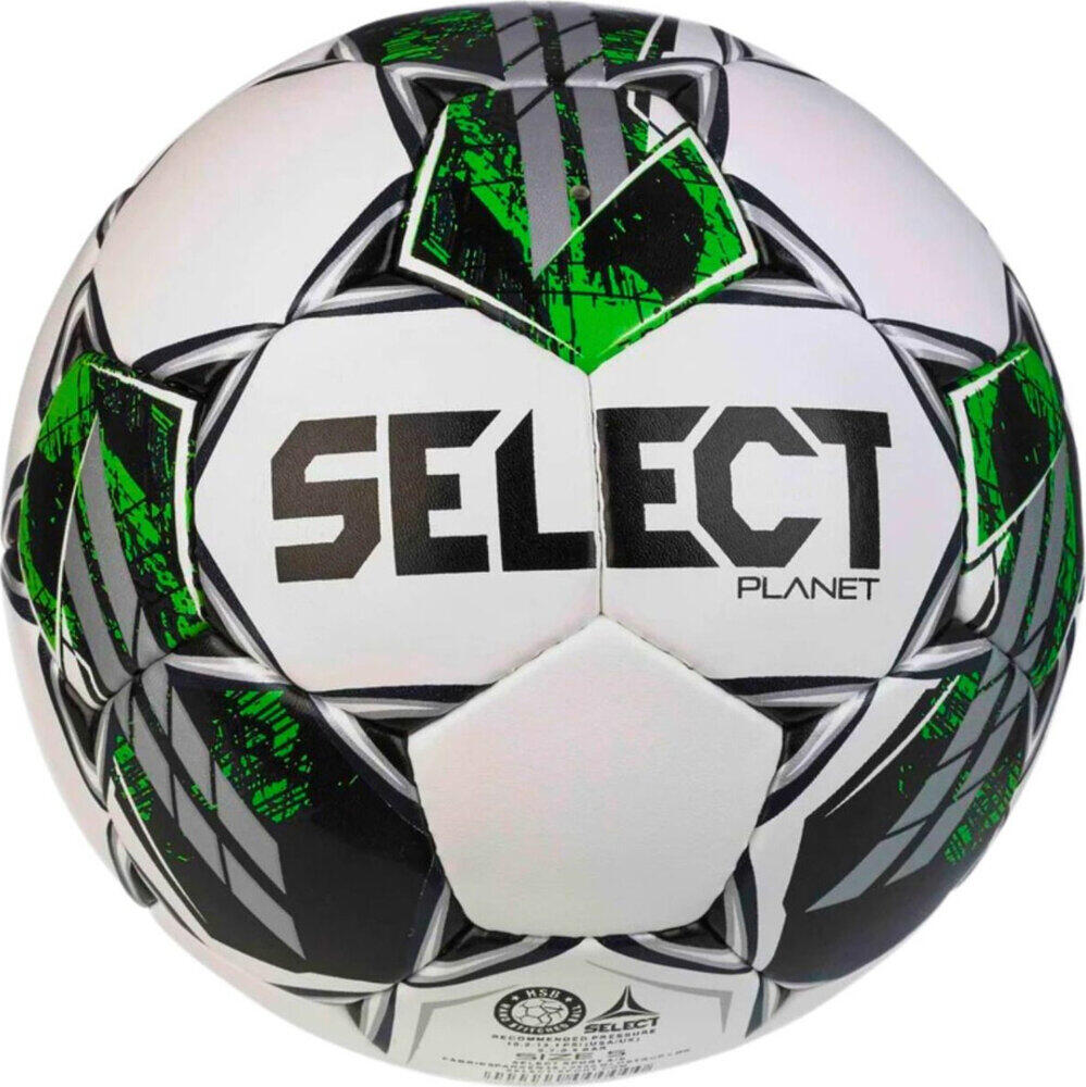 Мяч футбольный Select Planet 5 FIFA Basic бело-зелено-черный