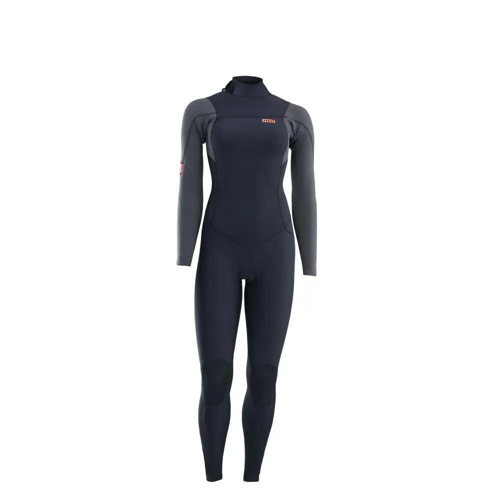 ION Neoprenanzug Amaze Amp  Back Zip 4/3 Damen Langarm 900 black 2024 - Größe XL 4/5