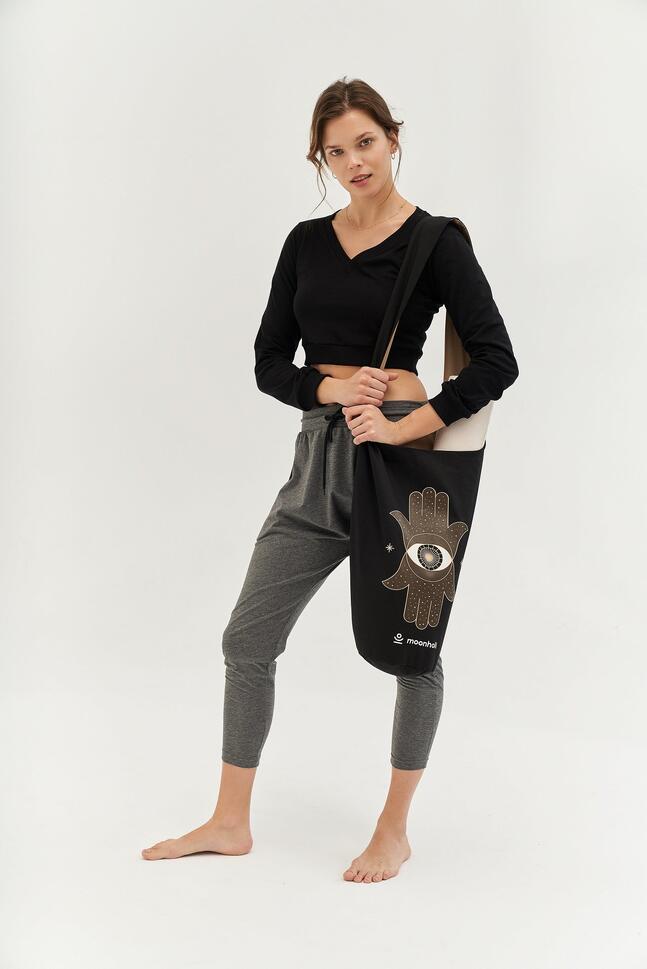 Top do jogi Moonholi Moondust Crop Top z długim rękawem