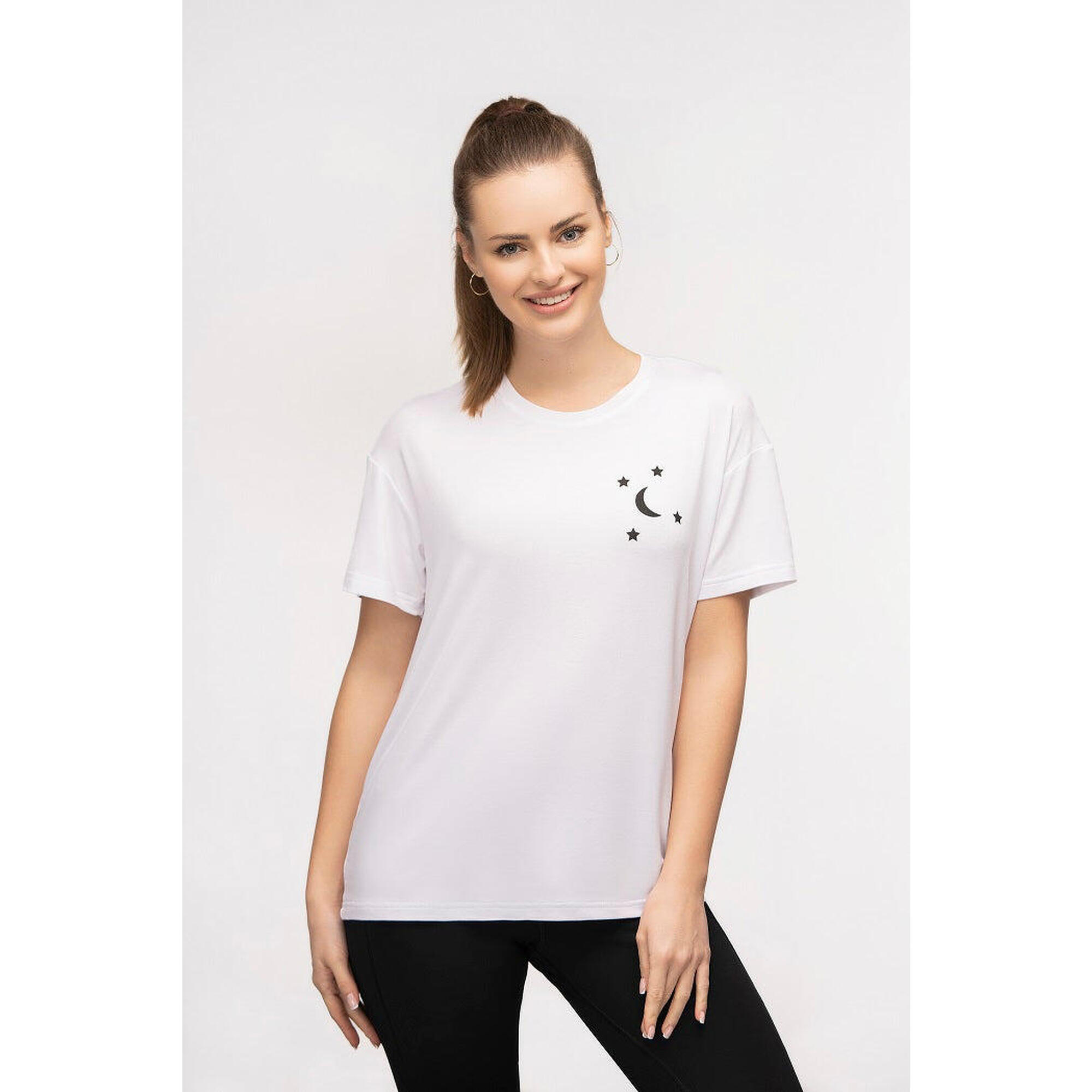 T-shirt do jogi Moonholi Moonstar z krótkim rękawem