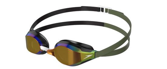 Occhialini da nuoto Speedo Speedsocket 2 Mirror bianchi