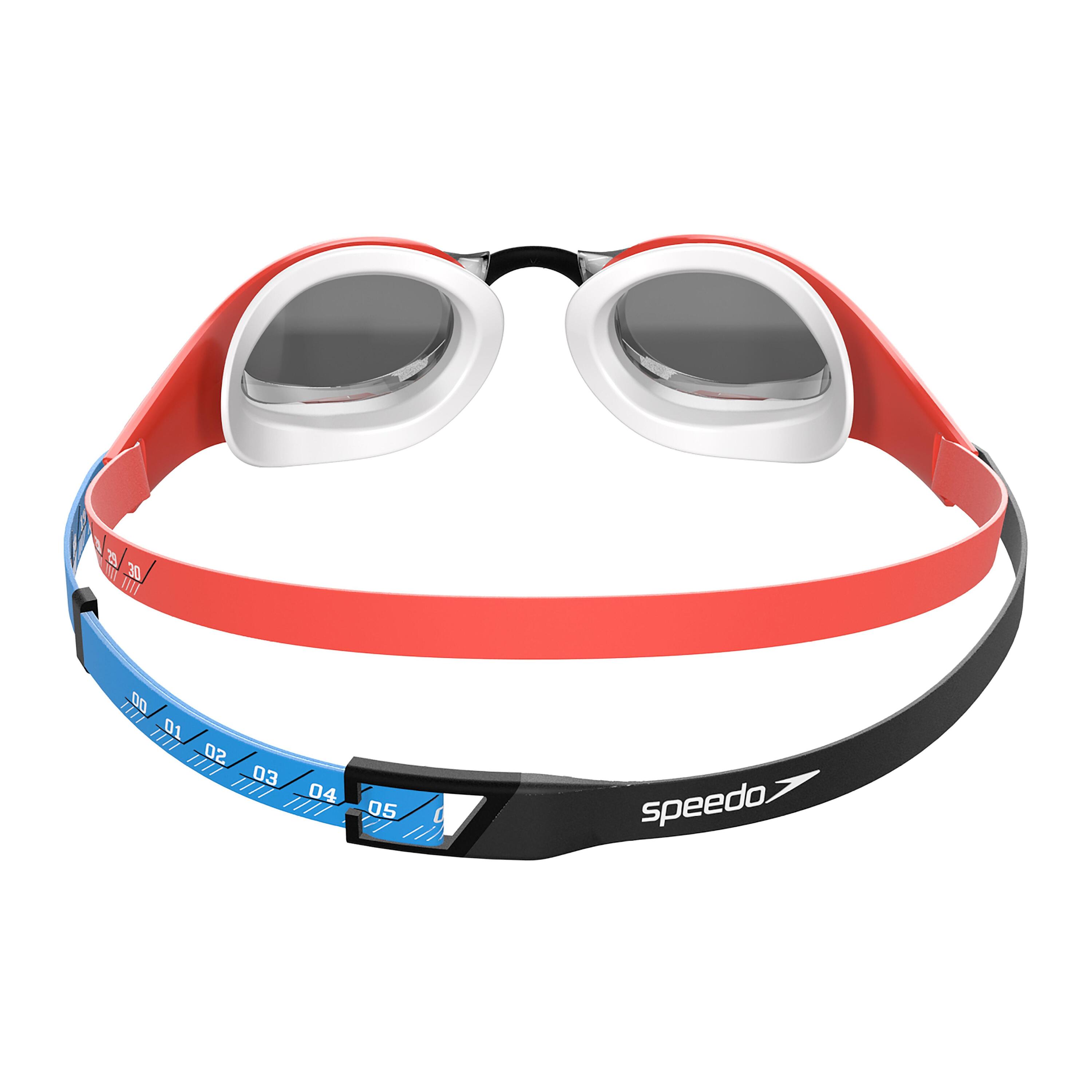 Occhialini Speedo Fastskin Pure Focus Mirror Rosso/Blu 2/7