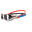 Lunettes de natation Speedo Fastskin Pure Focus Mirror Rouge/Bleu