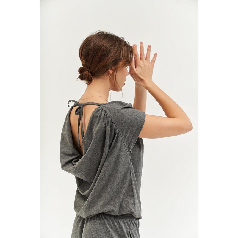 Top do jogi GRAVITY Wave Top - silver moon l/xl