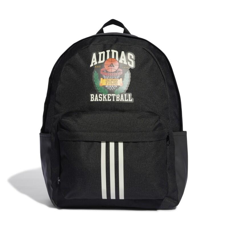 Mochila Casual Unisex Adidas Hoops Backpack Negro. Estilosa