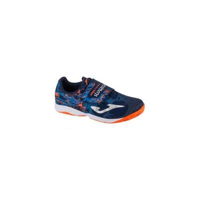 Zapatillas Fútbol Sala Para Niños Joma Super Copa Jr 2403 Azul. Resistentes