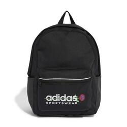 Mochila Casual Mujer Adidas Flower Backpack Negro. Resistente