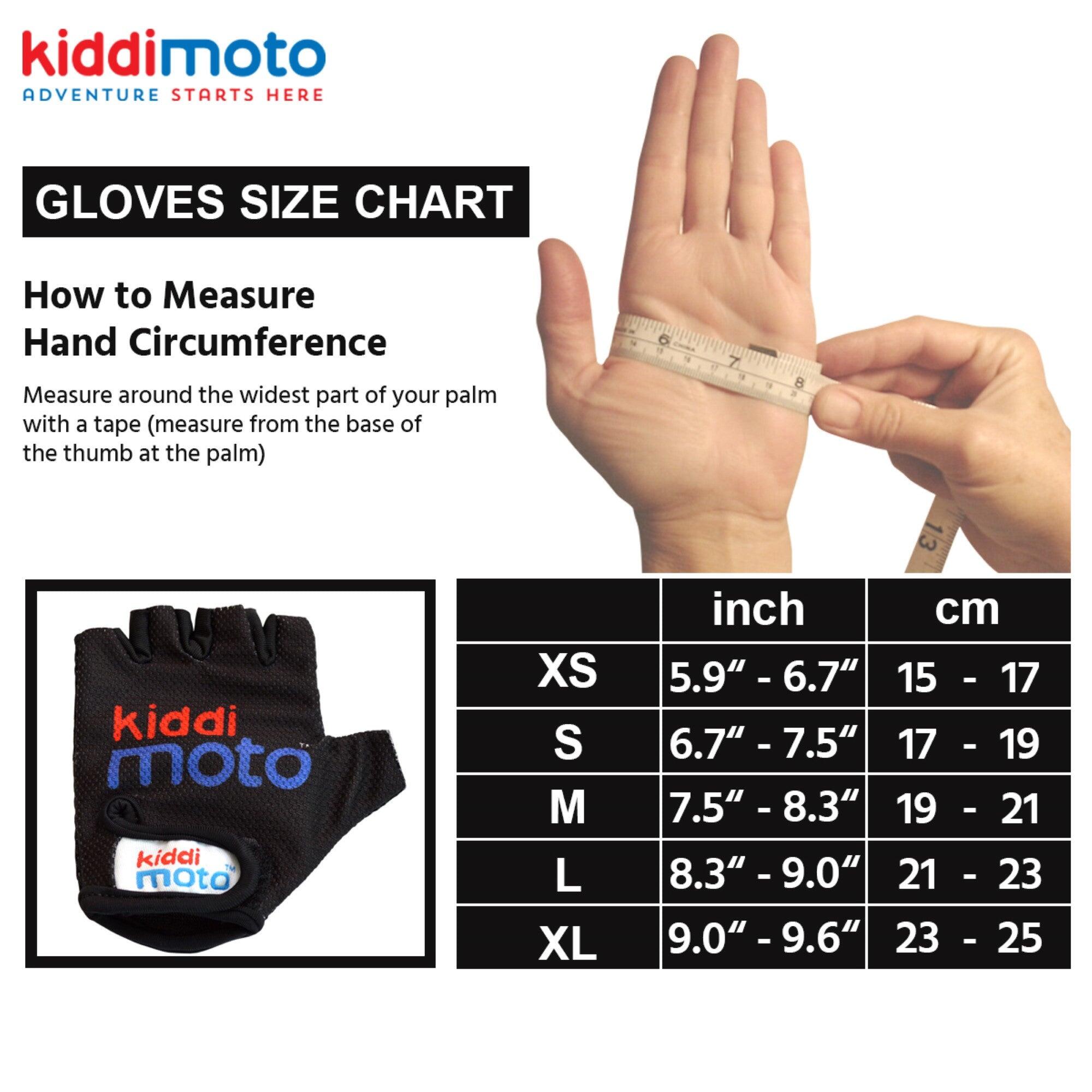 Black Cycling Gloves for kids 2/6