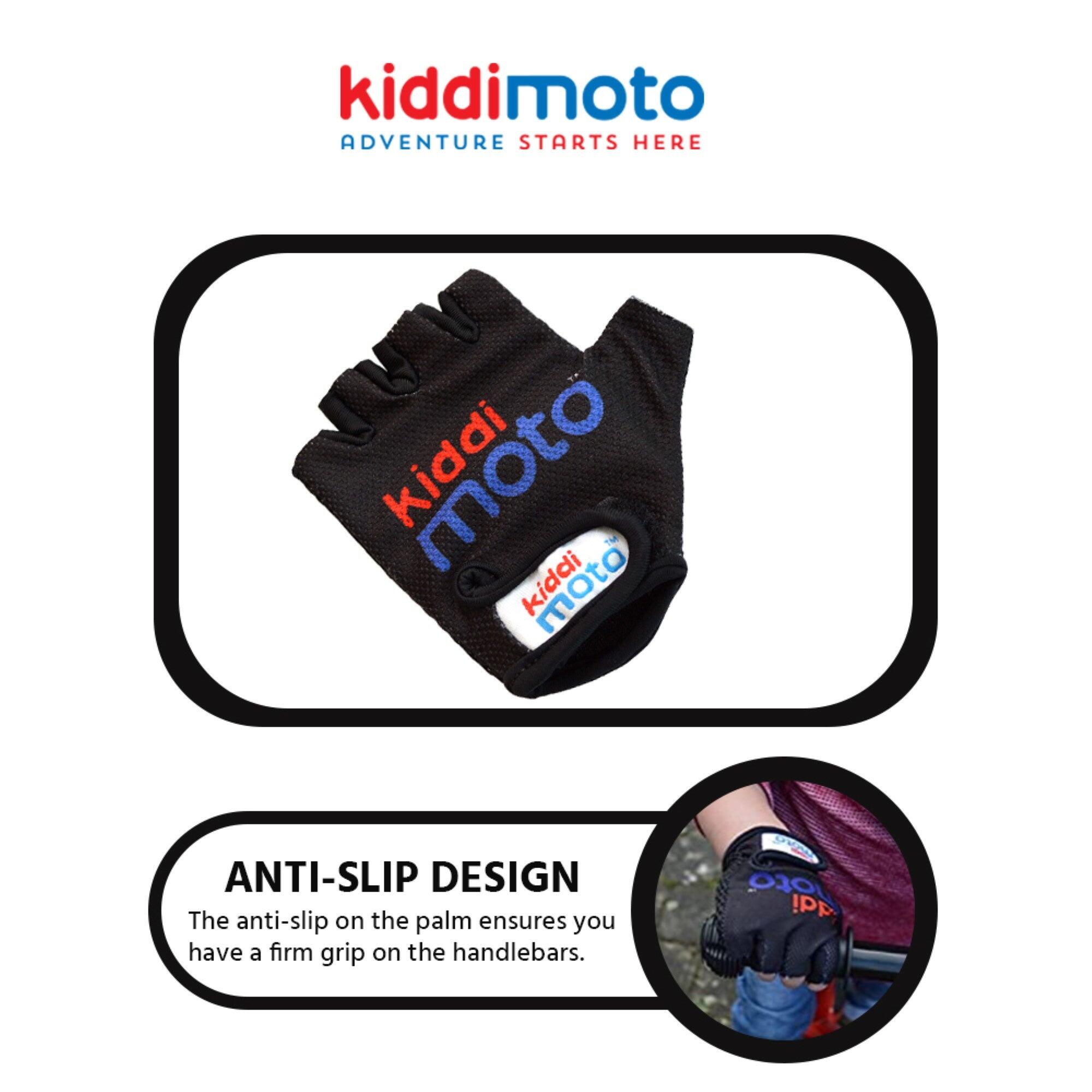 Black Cycling Gloves for kids 3/6