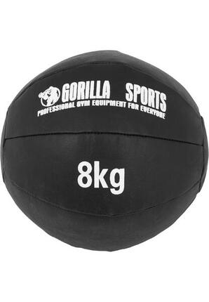 Medizinball aus Leder in Schwarz 1 - 10 kg