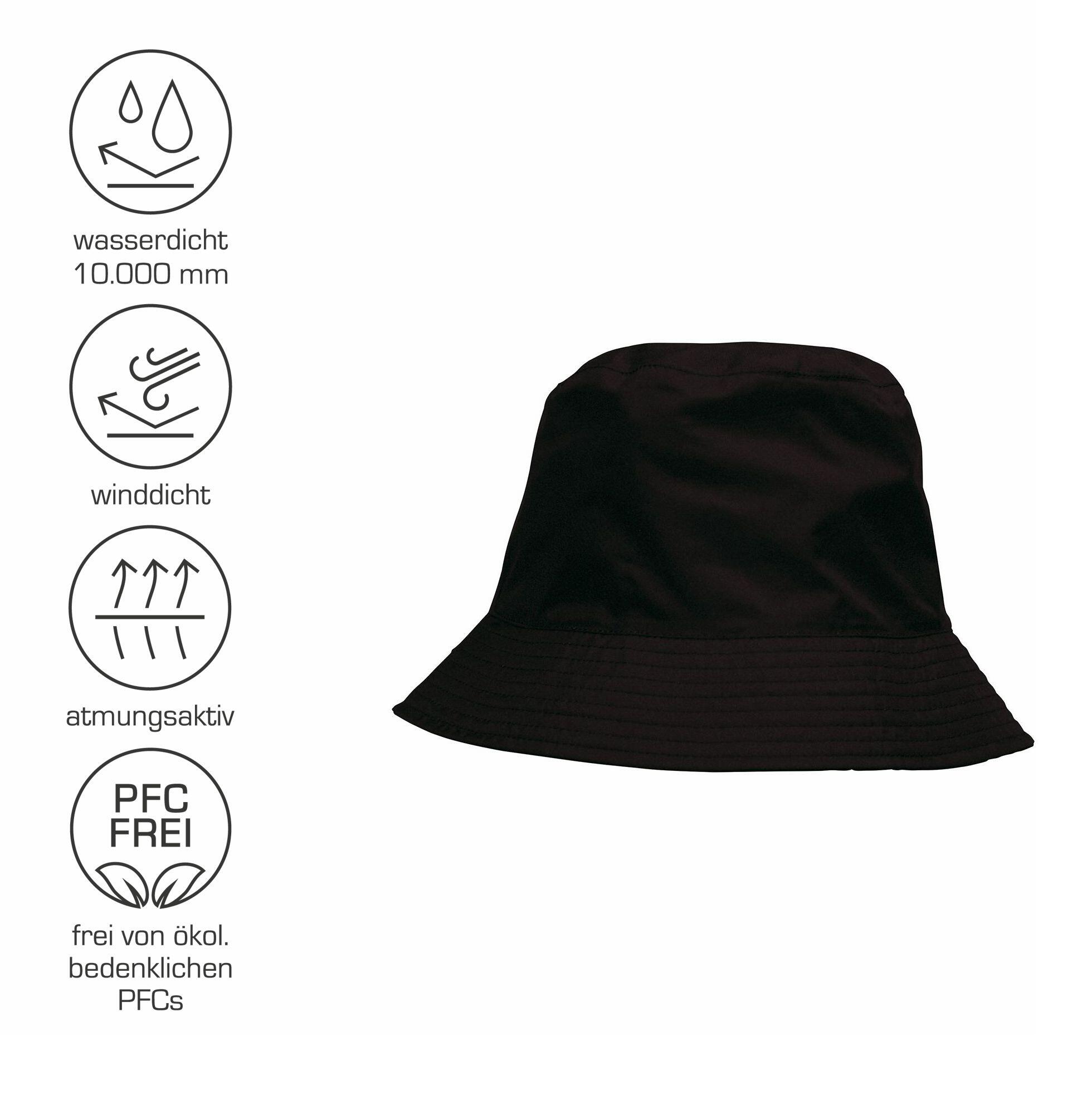 Chapeau de pluie unisexe HAD PRO noir 2/2