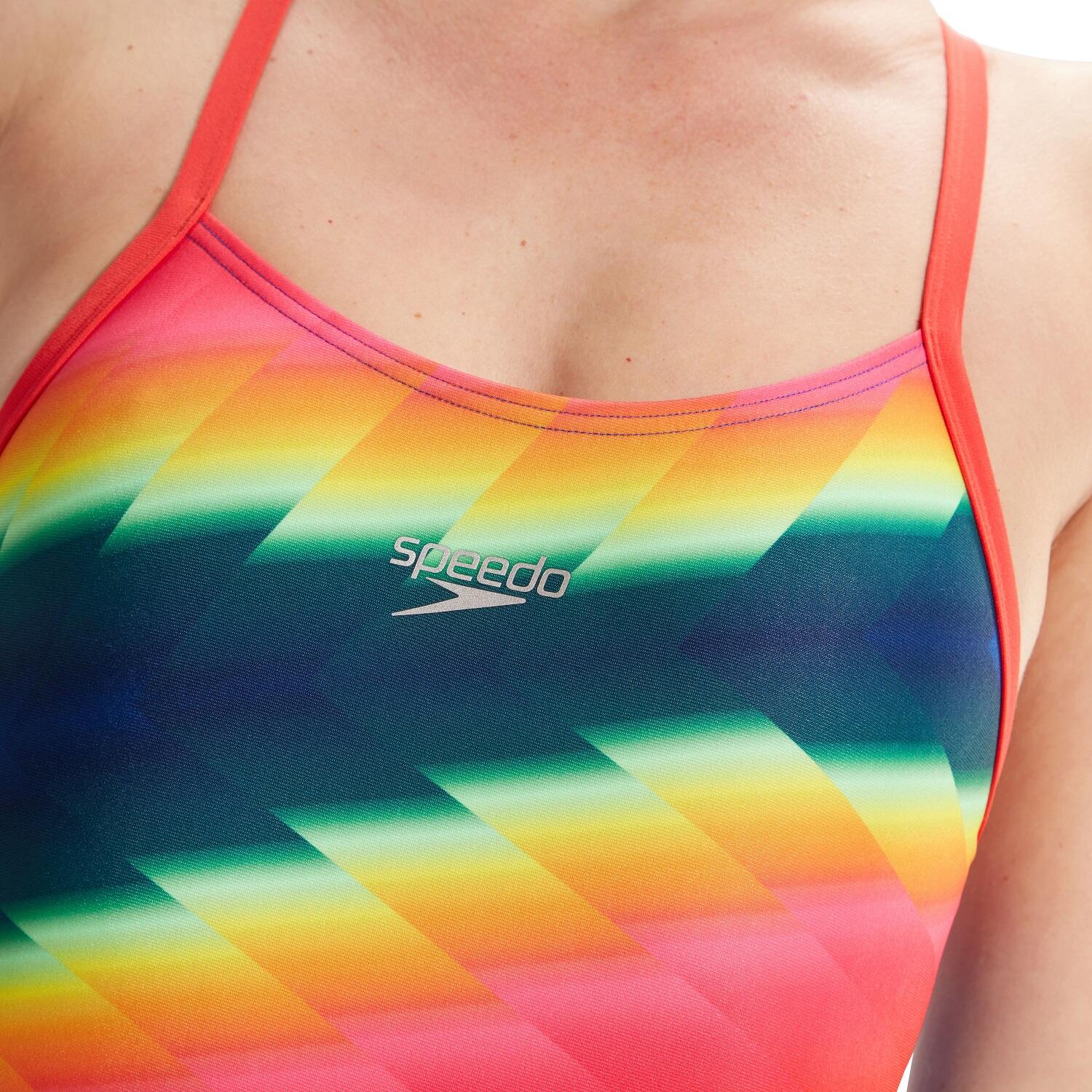 Speedo Alover Digital Print Badeanzug für Damen 6/7