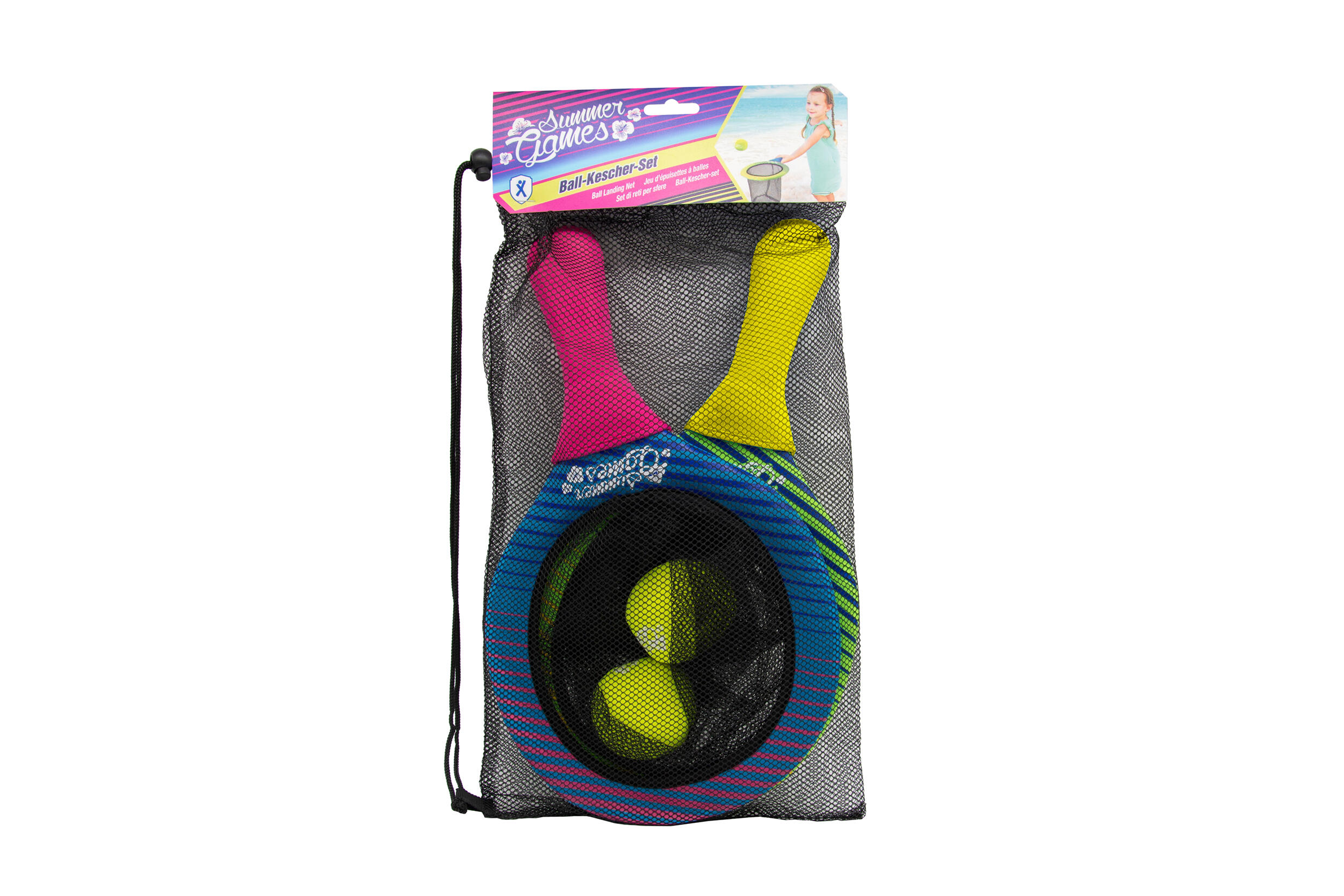 SUMMER GAMES Neopren Ball-Kescher-Set 2/5