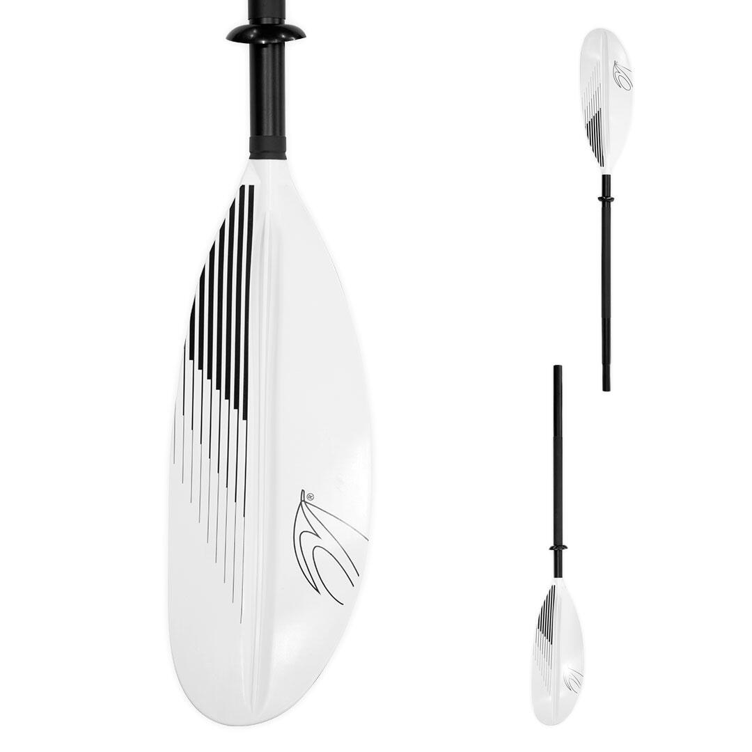 AQUADESIGN Pá de Caiaque 2 Partes em Alumínio e Fibra de Vidro de 220cm - Viva II