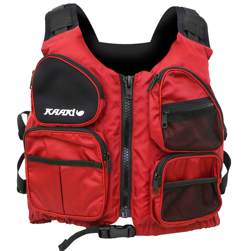Aquadesign - Gilet D'Aide À La Flottabilité 50n Pour La Pêche - Kaaki - Gilet De Flottaison - Bordeaux|rouge - 42 M/l - Decathlon
