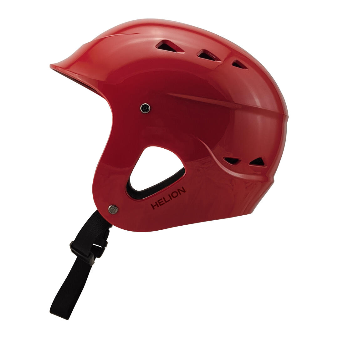 Helm für Kanu, Kajak und Wildwasser-Sportarten - Helion Max Rot 2/3