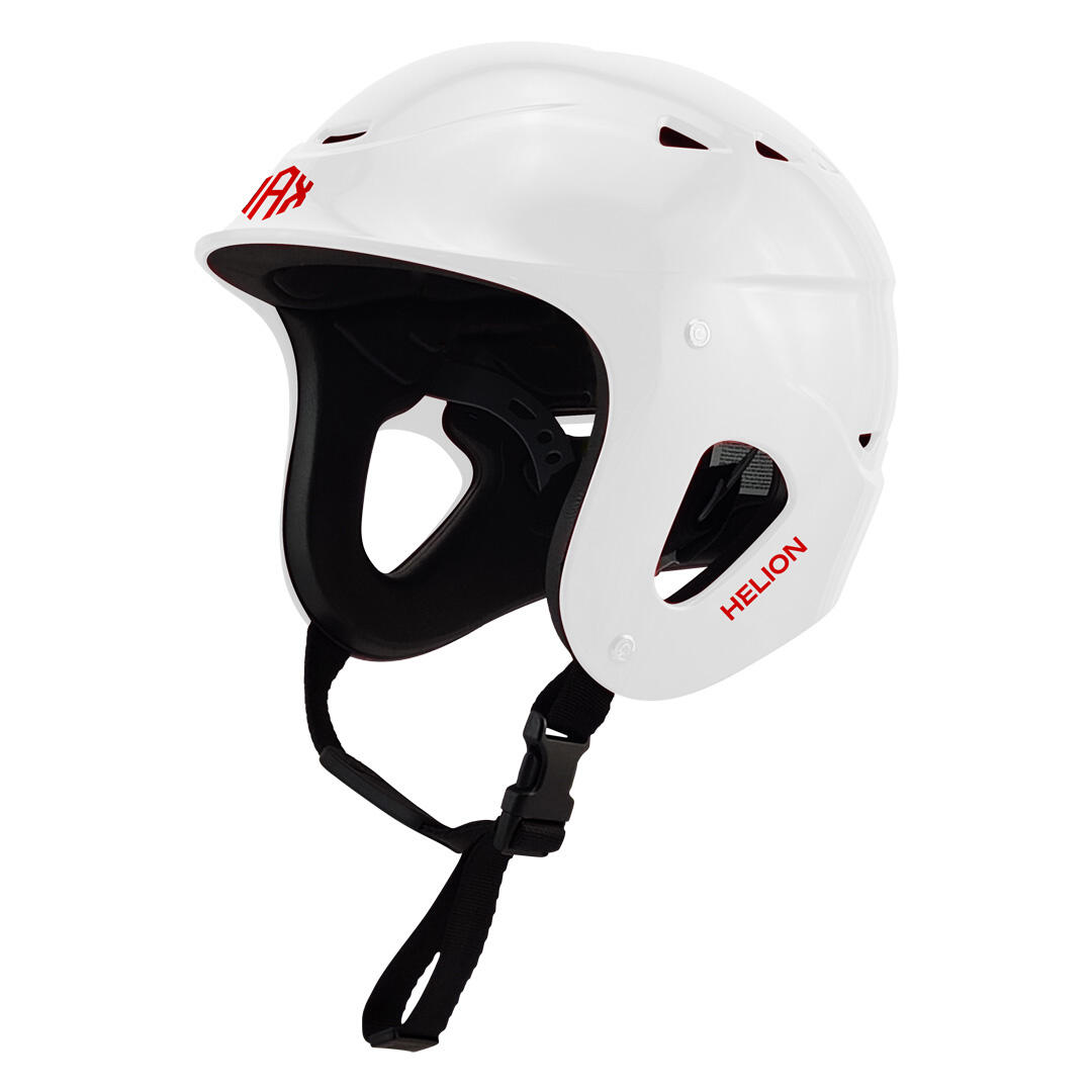 Capacete para Canoa, Caiaque e Esportes de Águas Vivas - Helion Max Branco