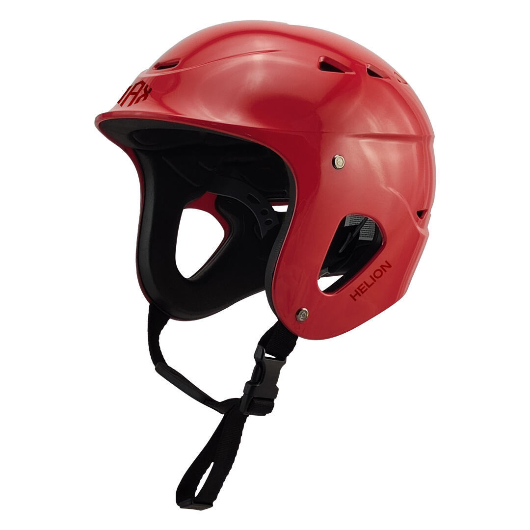 Helm für Kanu, Kajak und Wildwasser-Sportarten - Helion Max Rot 1/3