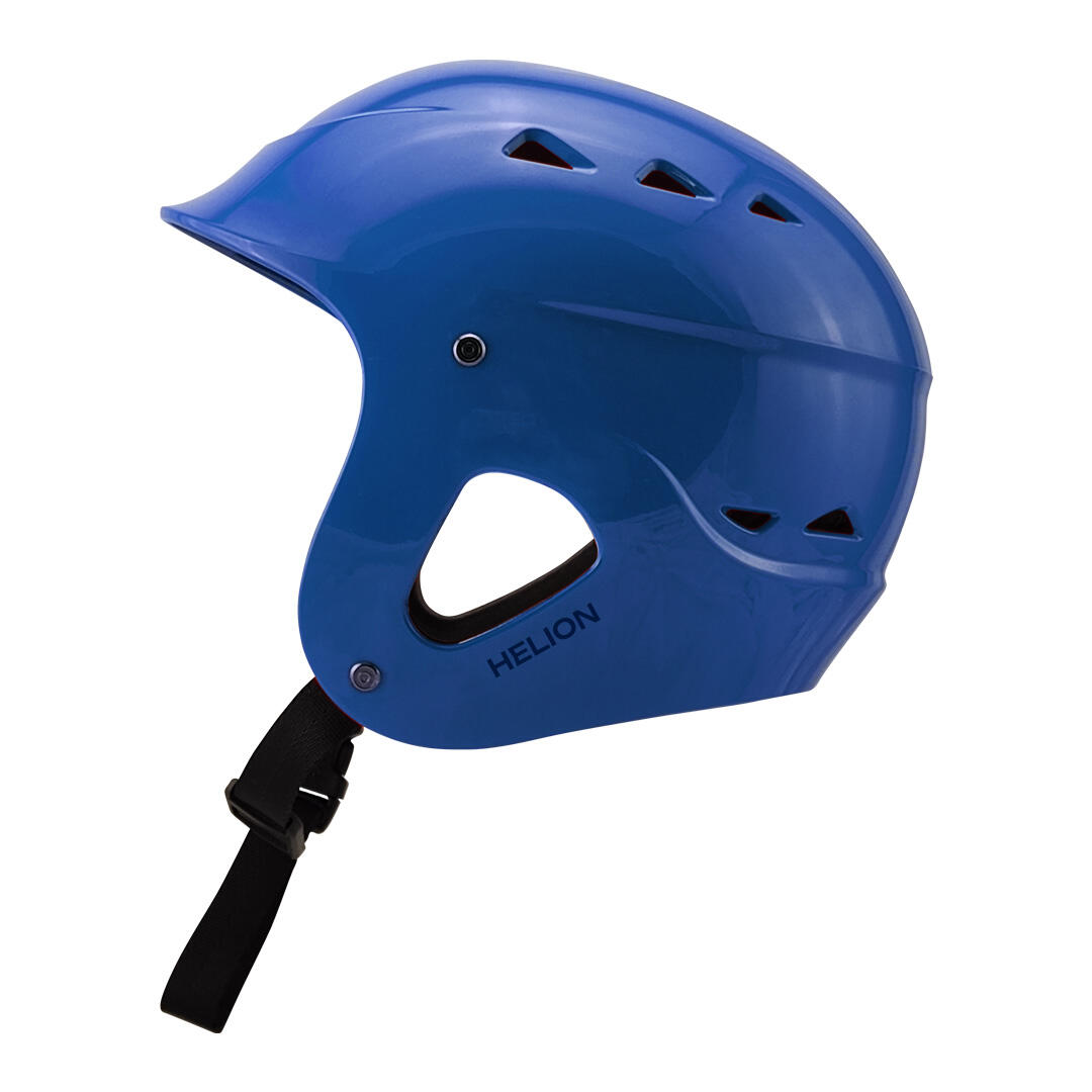 Capacete para Canoa, Caiaque e Esportes de Águas Vivas - Helion Max Azul 2/3