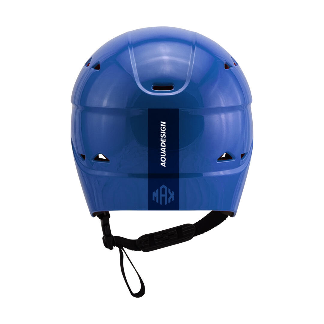 Capacete para Canoa, Caiaque e Esportes de Águas Vivas - Helion Max Azul 3/3