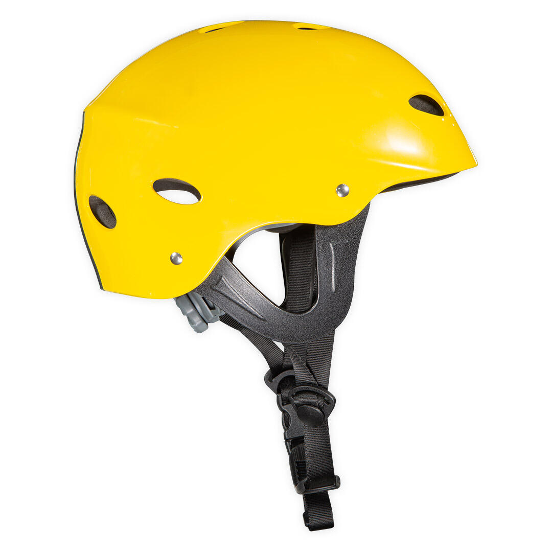 Capacete para Canoa, Caiaque e Desportos de Águas Vivas - Stoic Amarelo 3/7