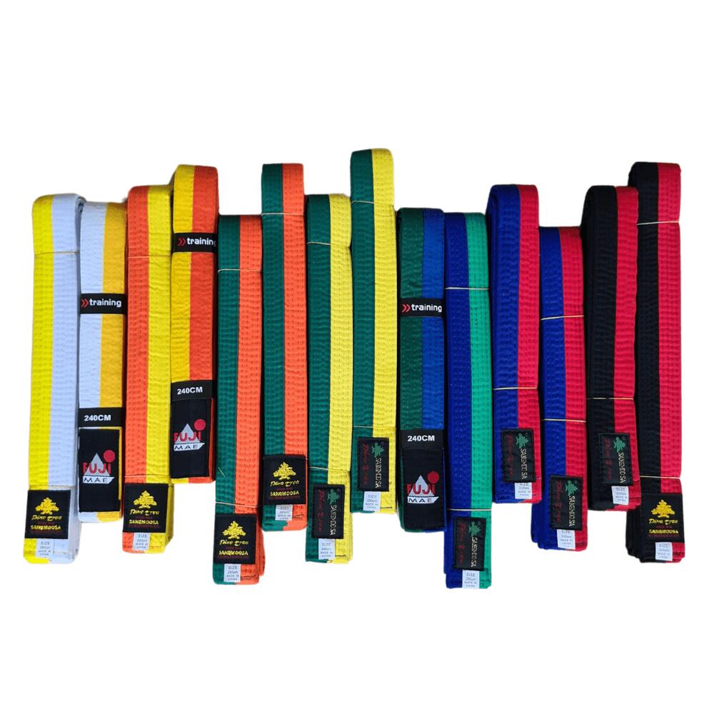 Cinto para Artes Marciais de Duas Cores 4/4