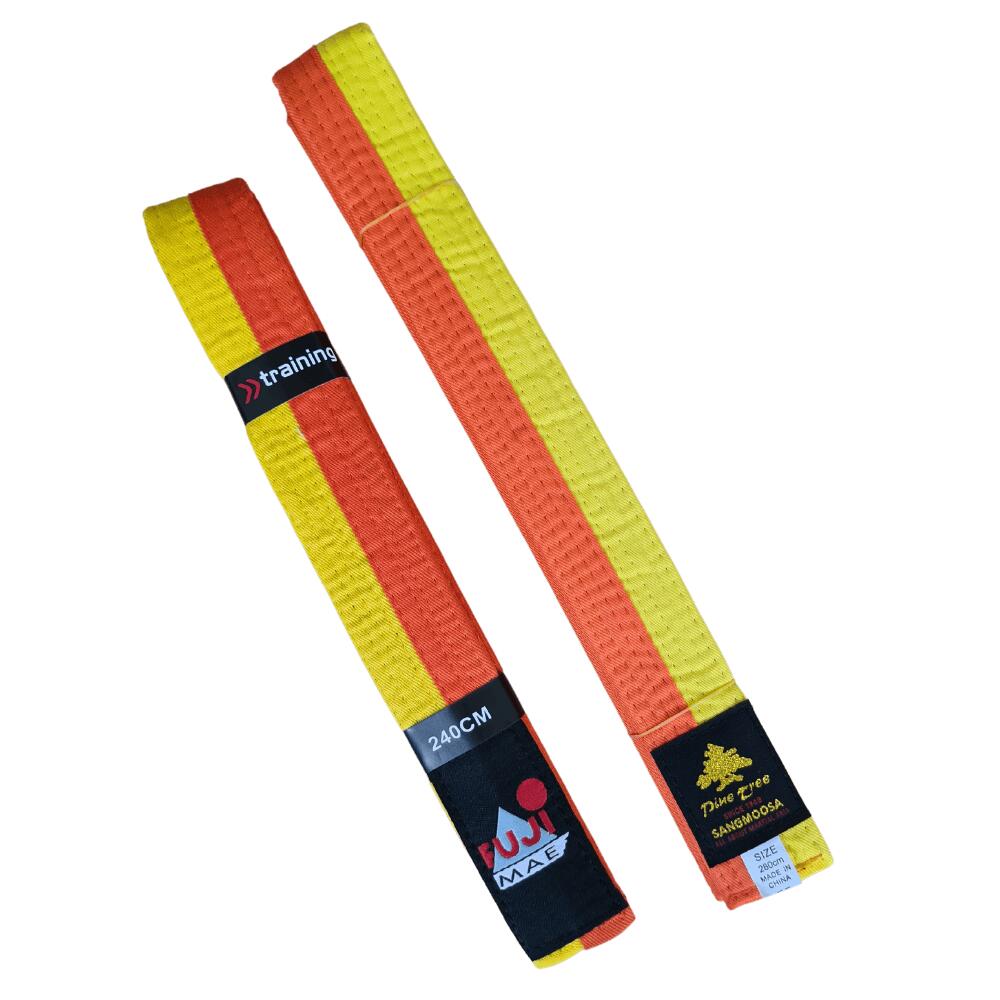 Cinto para Artes Marciais de Duas Cores