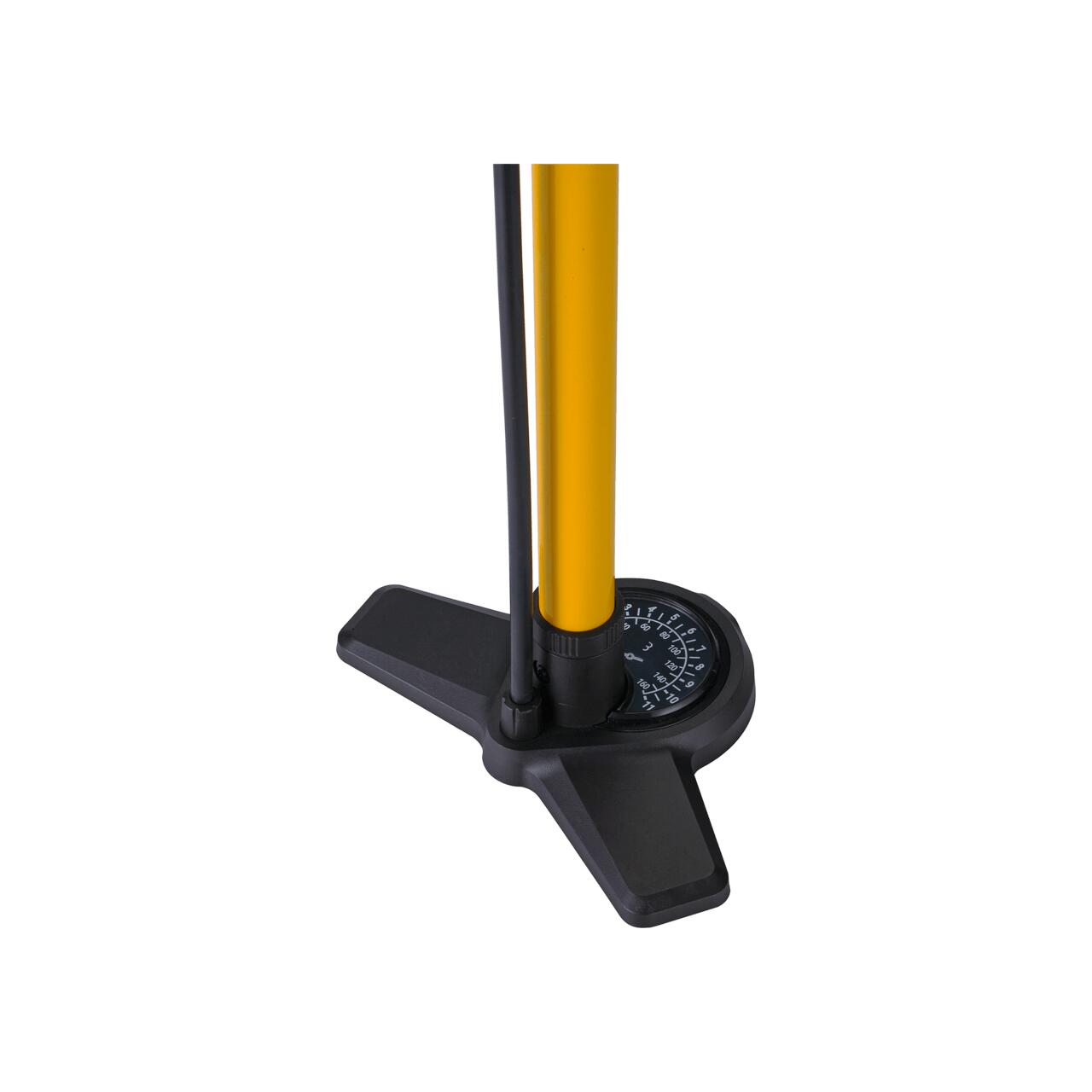 BBB AirBoost 2.0 Floor Pump (Max 160 psi / 11 bar) Yellow 6/7