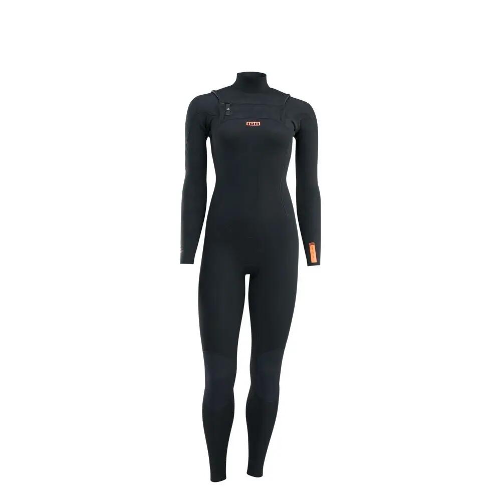 ION Neoprenanzug Element  Front Zip 4/3 Damen Langarm 900 black 2024 - Größe L/ 4/5