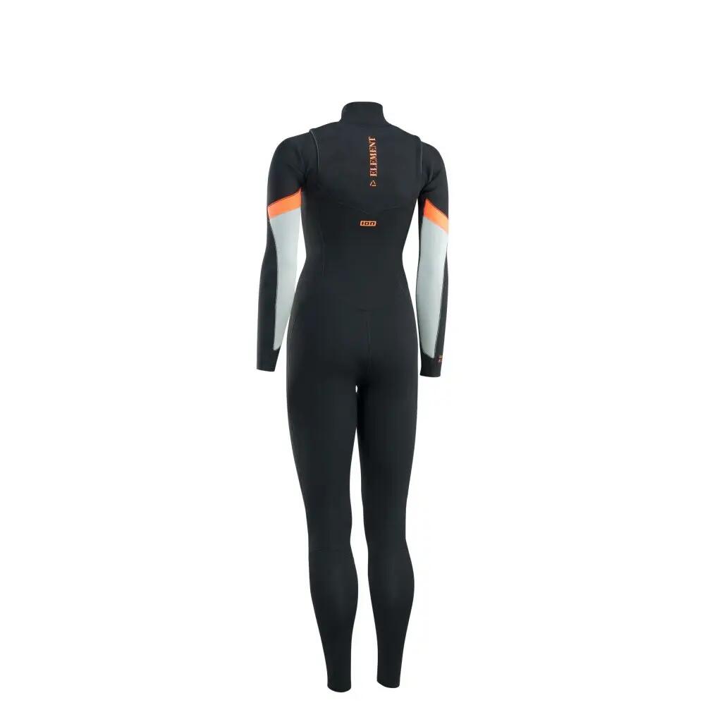ION Neoprenanzug Element  Front Zip 4/3 Damen Langarm 900 black 2024 - Größe L/ 3/5