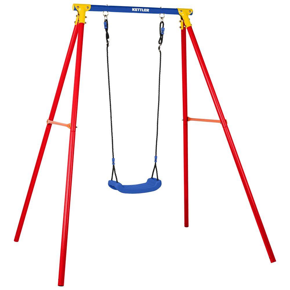 KETTLER balançoire simple SINGLE rouge/bleu 2/6