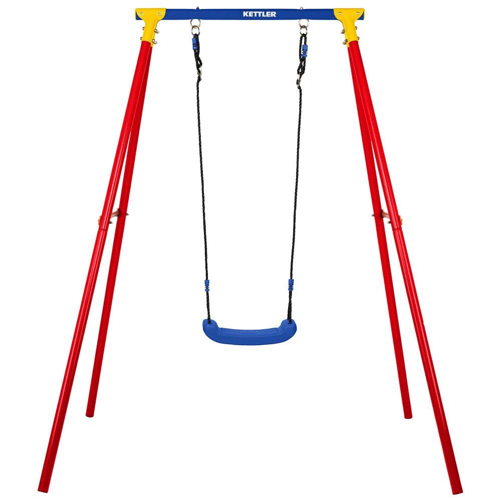 Kettler - Kettler Balançoire Simple Single Rouge/bleu - Balançoire - Rouge - Decathlon
