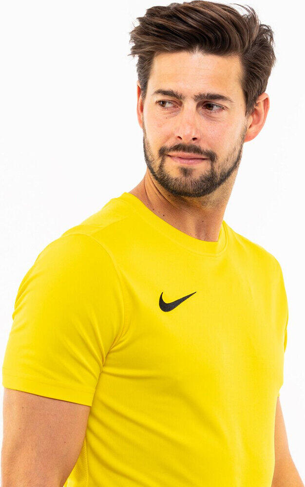 Herren Nike Dry Park VII T-Shirt Fußball Polyester Schnelltrocknend Slim Fit 3/4