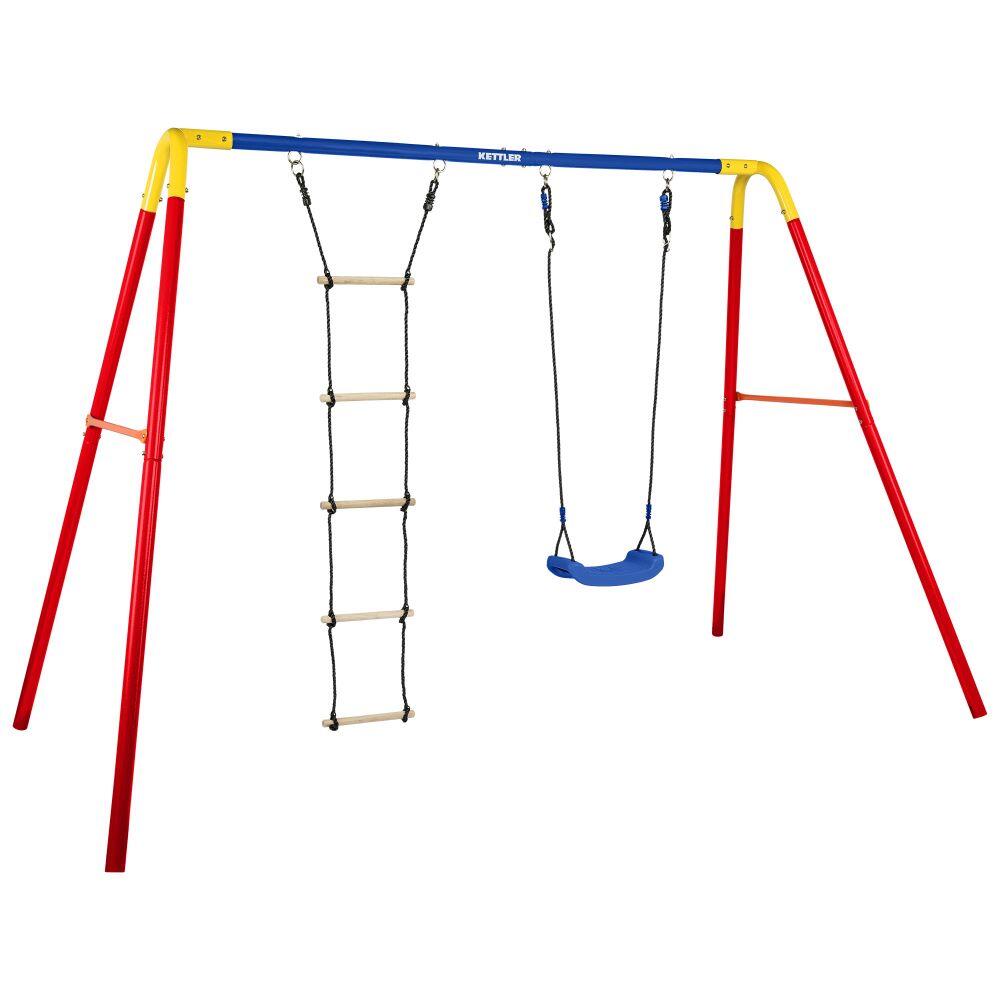 KETTLER balançoire double COMBI rouge/bleu 2/7