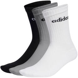 Chaussettes Adidas Linear Crew Cushioned Pack 2 pour unisexe