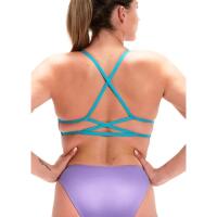 Speedo Solid Lattice Back Badpak - Miami Lila/Aquarium - Maat 38 2/7