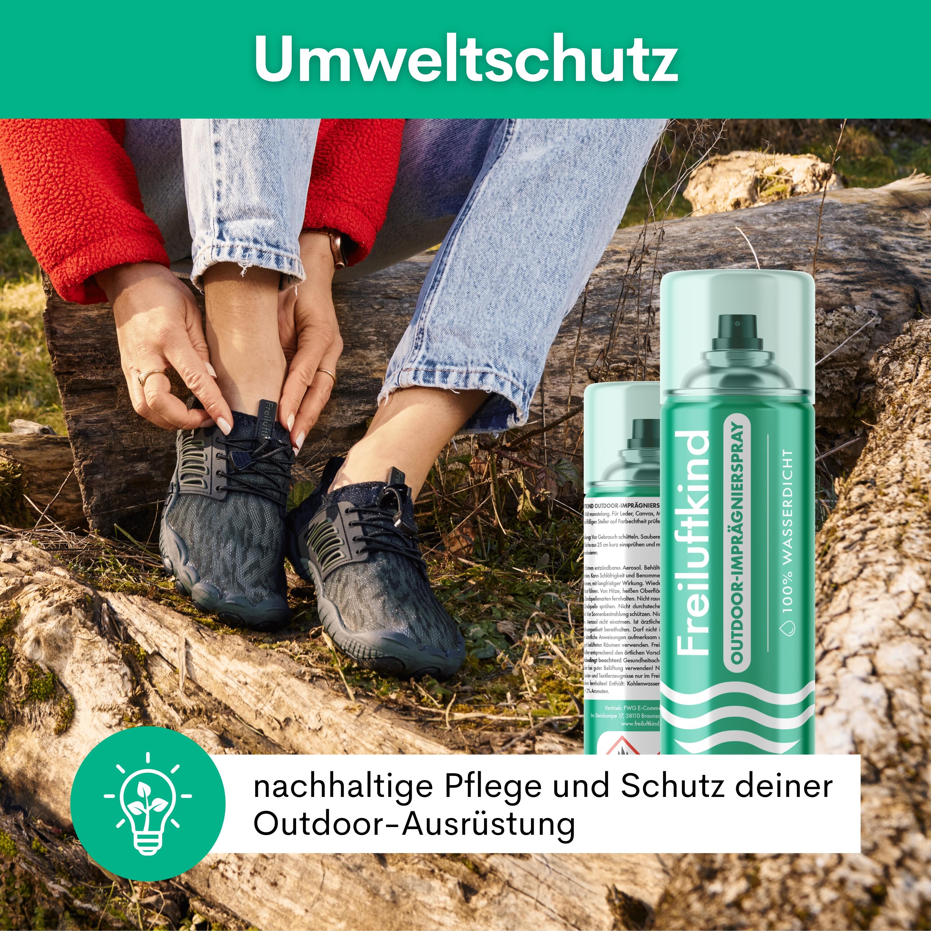 FREILUFTKIND Imprägnierspray für Schuhe und Textilien (260 ml) 6/7