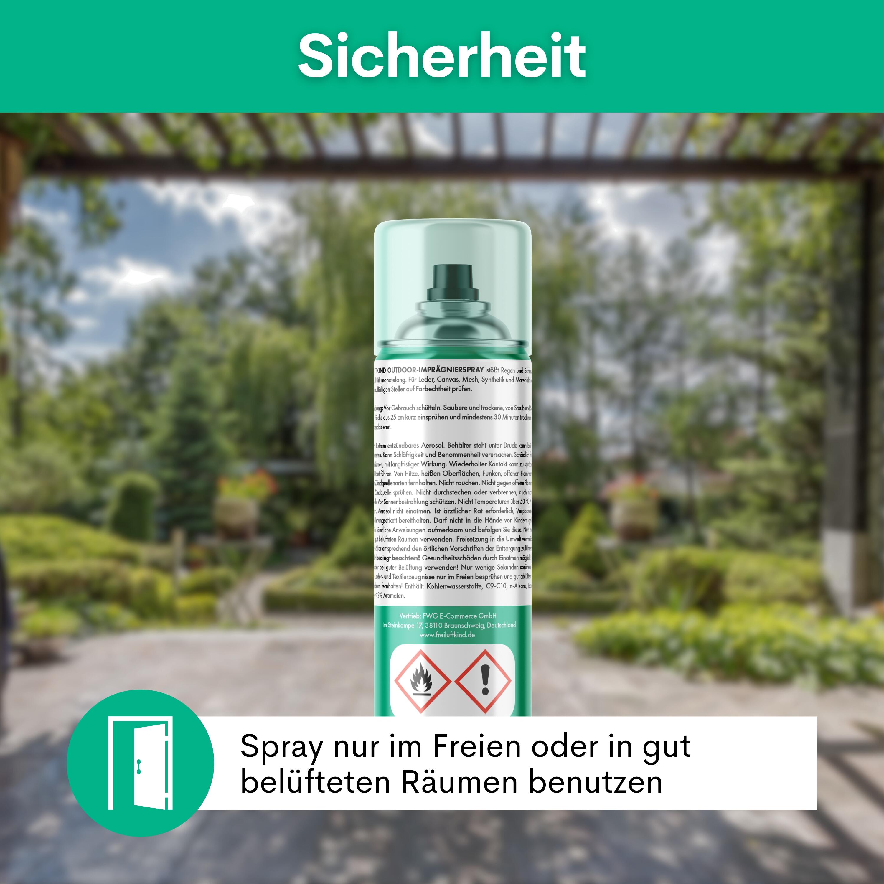 FREILUFTKIND Imprägnierspray für Schuhe und Textilien (260 ml) 5/7