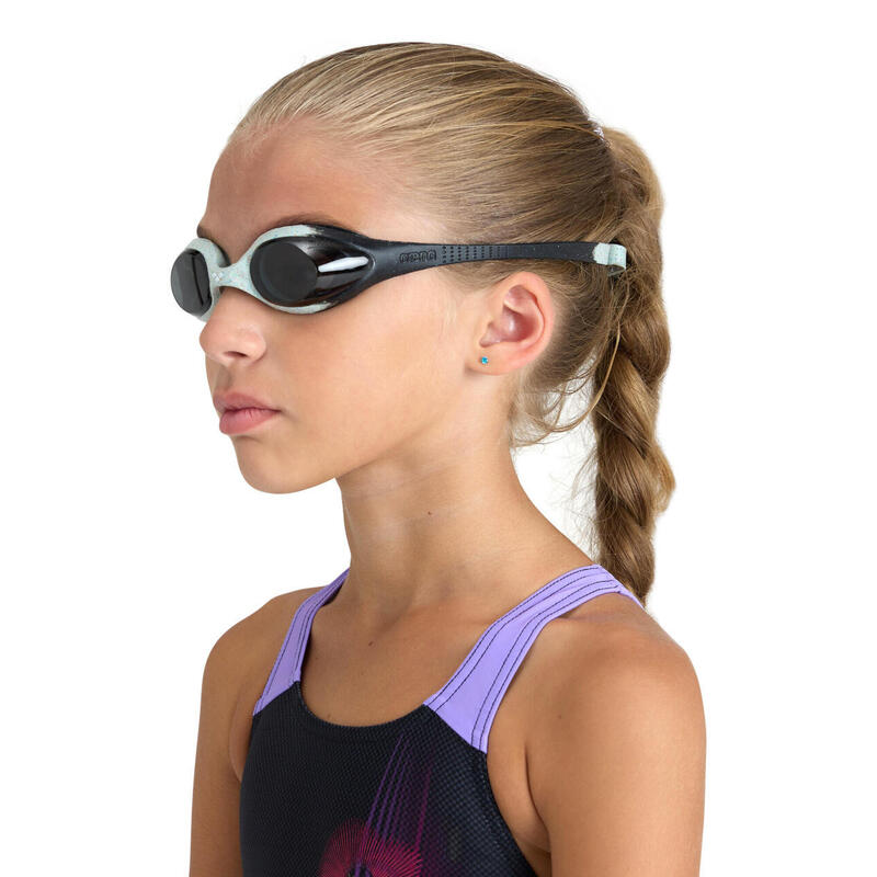 Lunettes de natation enfant Arena Spider Recycled Noir