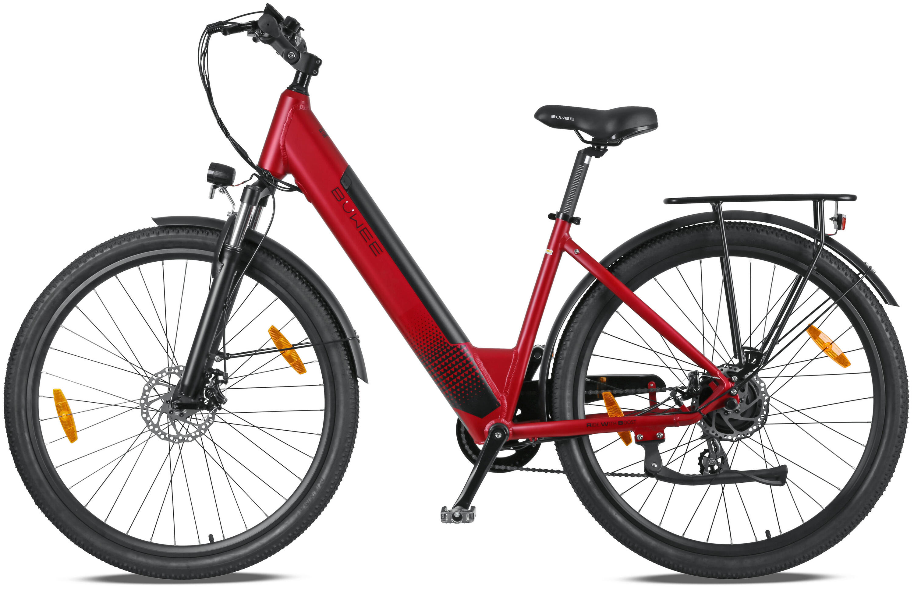 E-Bike Trekking & City 28 Zoll 90 km Reichweite, 36V Akku, 250W Motor, 7-Gang 5/9