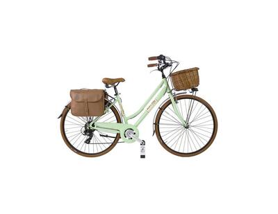 Bici da città Dolce Vita by Canellini donna con borse e cesto - Rosa
