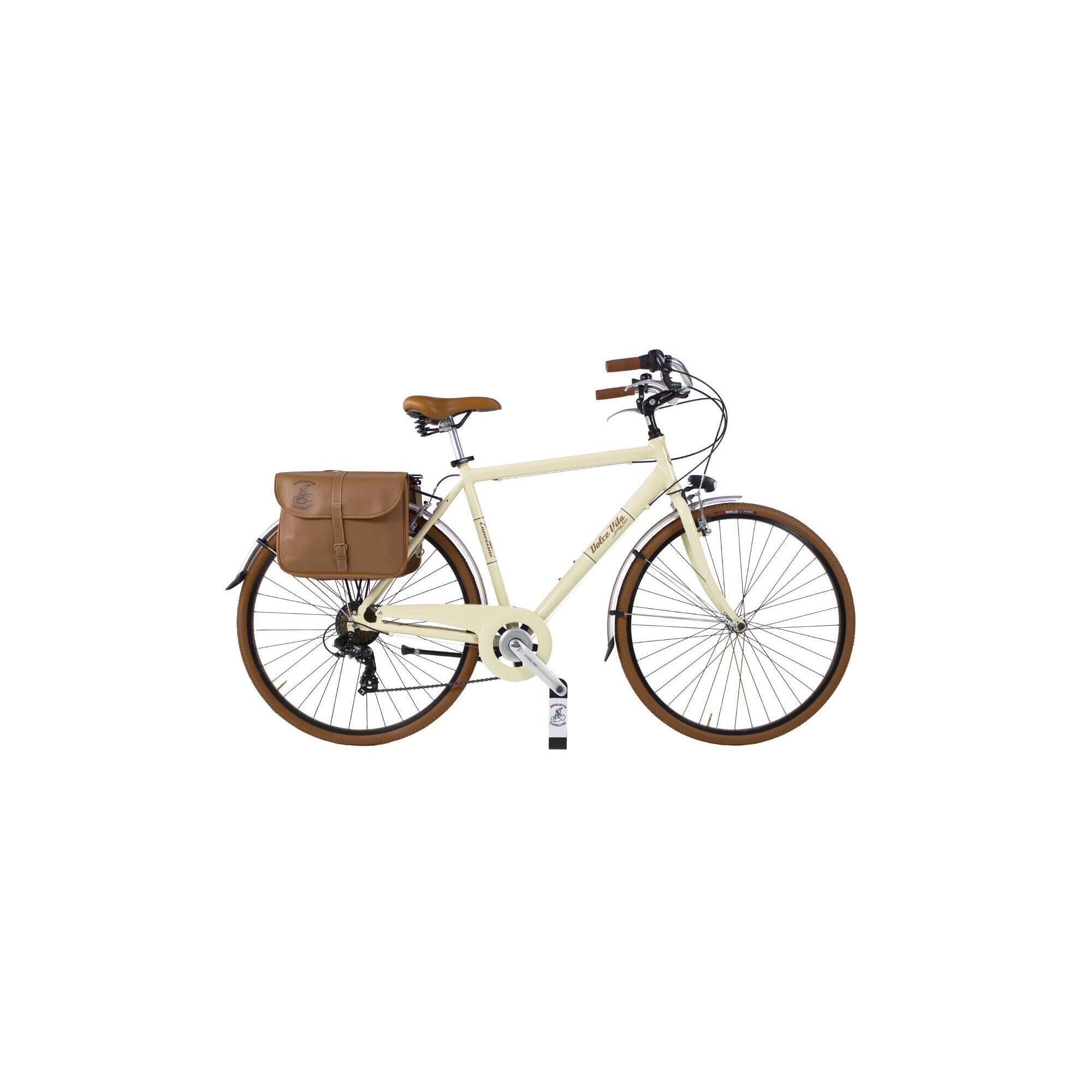 CANELLINI Pánské městské kolo Dolce Vita by Canellini s brašnami