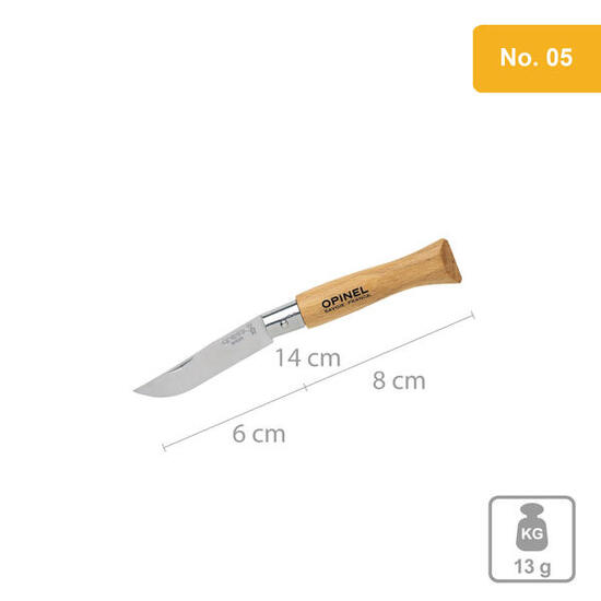 Camping Messer Stahl Taschenmesser Klappmesser Holz Griff No.05 INOX