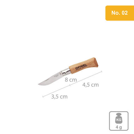 Camping Messer Stahl Taschenmesser Klappmesser Holz Griff No.02 INOX