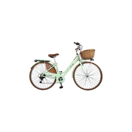 Rower miejski Dolce Vita by Canellini VENEZIA z koszykiem - Jasnozielony