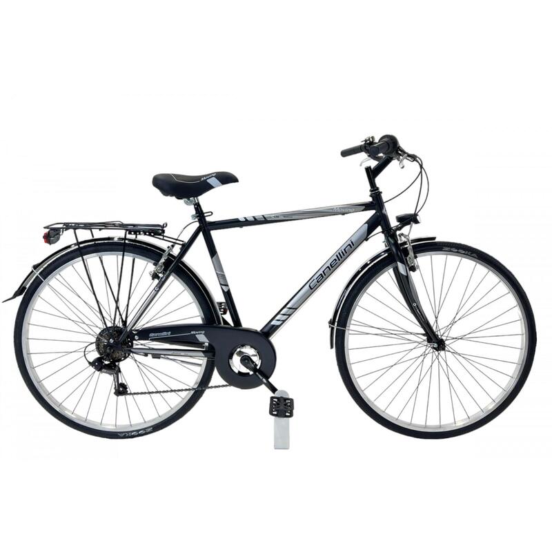 Bicicleta de paseo Moving 28" hombre - Negro