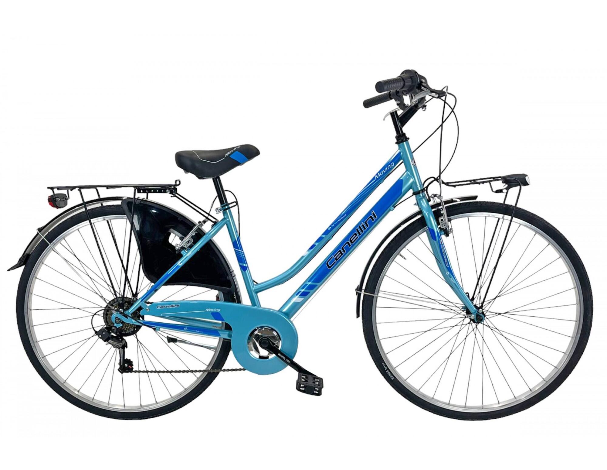 CANELLINI Stadtfahrrad MOVING 28" frau - Hellblau
